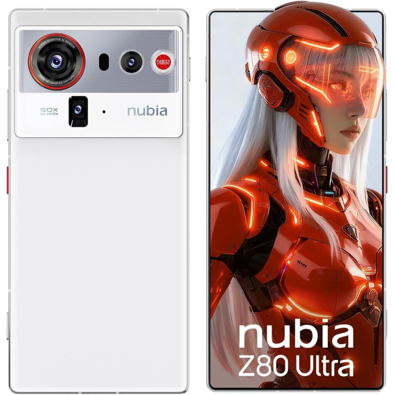 NUBIA Z80 ULTRA 5G 6,85" 16/512GB AMOLED 144Hz BT6.0 WIFI7 GPS NebulaAI OS