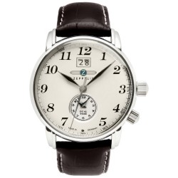 Zegarek Męski ZEPPELIN LZ127 Graf Zeppelin Dual Time 7644-5 + BOX