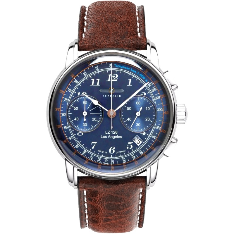 Zegarek Męski ZEPPELIN Los Angeles LZ 126 7614-3 + BOX