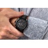 Zegarek Męski Giewont Chronograph Sapphire Czarny GW9460-B1