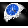 Zegarek Męski Giewont Chronograph Sapphire Srebrno Niebieski GW9460-B3