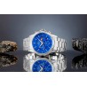 Zegarek Męski Giewont Chronograph Sapphire Srebrno Niebieski GW9460-B3