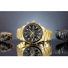 Zegarek Męski Giewont Chronograph Sapphire Złoto Czarny GW7290-B4