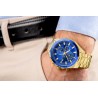Zegarek Męski Giewont Chronograph Sapphire Złoto Niebieski GW7290-B6