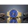 Zegarek Męski Giewont Chronograph Sapphire Złoto Niebieski GW7290-B6