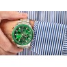 Zegarek Męski Giewont Chronograph Sapphire Srebrno Zielony GW7290-B7