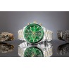 Zegarek Męski Giewont Chronograph Sapphire Srebrno Zielony GW7290-B7