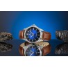 Zegarek Męski Giewont Elegance Sapphire Brązowo Niebieski GW5160-A4