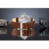 Zegarek Męski Giewont Elegance Sapphire Brązowo Niebieski GW5160-A4
