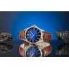 Zegarek Męski Giewont Elegance Sapphire Brązowo Niebieski GW5160-A7