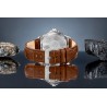 Zegarek Męski Giewont Elegance Sapphire Brązowo Niebieski GW5160-A7