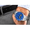 Zegarek Męski Giewont Chronograph Sapphire Srebrno Niebieski GW4580-B3