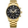 Zegarek Męski Giewont Chronograph Sapphire Złoto Czarny GW4580-B4