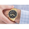 Zegarek Męski Giewont Chronograph Sapphire Złoto Czarny GW4580-B4