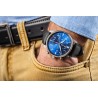 Zegarek Męski Giewont Chronograph Sapphire Czarno Niebieski GW5630-A3