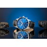 Zegarek Męski Giewont Chronograph Sapphire Czarno Niebieski GW5630-A3