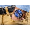 Zegarek Męski Giewont Chronograph Sapphire Brązowo Niebieski GW5630-A6