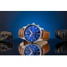 Zegarek Męski Giewont Chronograph Sapphire Brązowo Niebieski GW5630-A6