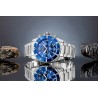 Zegarek Męski Giewont Chronograph Sapphire Srebrno Niebieski GW3970-B3