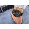 Zegarek Męski Giewont Chronograph Sapphire Czarny GW3970-B4