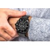 Zegarek Męski Giewont Chronograph Sapphire Czarny GW3970-B4