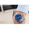 Zegarek Męski Giewont Chronograph Sapphire Srebrno Niebieski GW3970-B3
