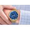 Zegarek Męski Giewont Chronograph Sapphire Złoto Niebieski GW3970-B6