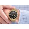 Zegarek Męski Giewont Chronograph Sapphire Złoto Czarny GW3970-B7