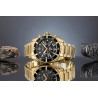 Zegarek Męski Giewont Chronograph Sapphire Złoto Czarny GW3970-B7
