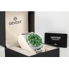 Zegarek Męski Giewont Chronograph Sapphire Srebrno Zielony GW3970-B8