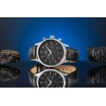 Zegarek Męski Giewont Chronograph Sapphire Czarno Srebrny GW6310-A2