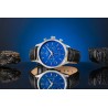 Zegarek Męski Giewont Chronograph Sapphire Czarno Niebieski GW6310-A3