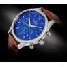 Zegarek Męski Giewont Chronograph Sapphire Brązowo Niebieski GW6310-A5