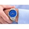 Zegarek Męski Giewont Chronograph Sapphire Srebrno Niebieski GW6310-B3