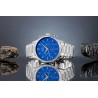 Zegarek Męski Giewont Chronograph Sapphire Srebrno Niebieski GW6310-B3