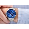 Zegarek Męski Giewont Chronograph Sapphire Srebrno Niebieski GW3520-B3