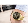 Zegarek Męski Giewont Chronograph Sapphire Złoto Czarny GW3520-B4