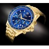 Zegarek Męski Giewont Chronograph Sapphire Złoto Niebieski GW3520-B5