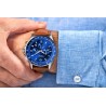 Zegarek Męski Giewont Chronograph Sapphire Brązowo Niebieski GW3520-A5