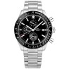 Zegarek Męski Giewont Chronograph Sapphire Srebrno Czarny GW8720-B2