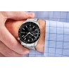 Zegarek Męski Giewont Chronograph Sapphire Srebrno Czarny GW8720-B2