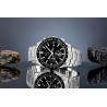 Zegarek Męski Giewont Chronograph Sapphire Srebrno Czarny GW8720-B2