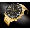 Zegarek Męski Giewont Chronograph Sapphire Złoto Czarny GW8720-B4