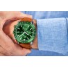 Zegarek Męski Giewont Chronograph Sapphire Brązowo Zielony GW8720-A3