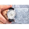 Zegarek Męski Giewont Chronograph Sapphire Srebrny GW7650-A1