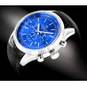 Zegarek Męski Giewont Chronograph Sapphire Srebrno Niebieski GW7650-A3