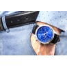 Zegarek Męski Giewont Chronograph Sapphire Srebrno Niebieski GW7650-A3