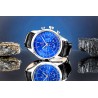Zegarek Męski Giewont Chronograph Sapphire Srebrno Niebieski GW7650-A3