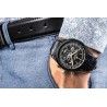 Zegarek Męski Giewont Chronograph Sapphire Czarny GW7650-A4