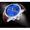 Zegarek Męski Giewont Chronograph Sapphire Srebrno Niebieski GW7650-A5